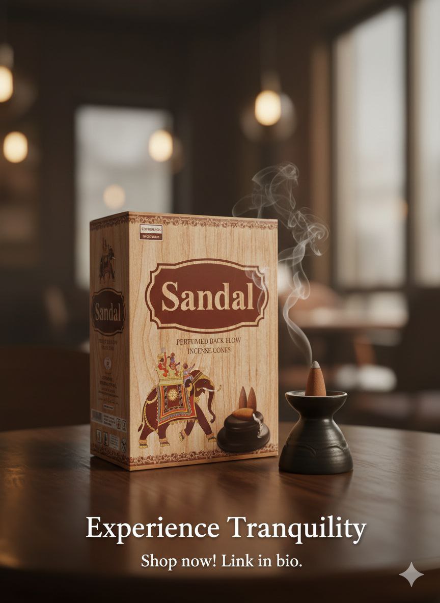 عود آبشاری صندل (چوب قرمز) برند دارشان Darshan