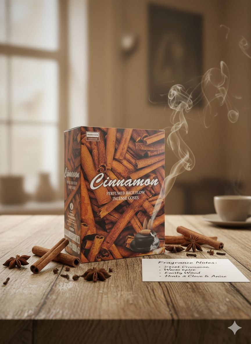 ‎عود آبشاری رایحه دارچین  (Cinnamon) برند دارشان Darshan