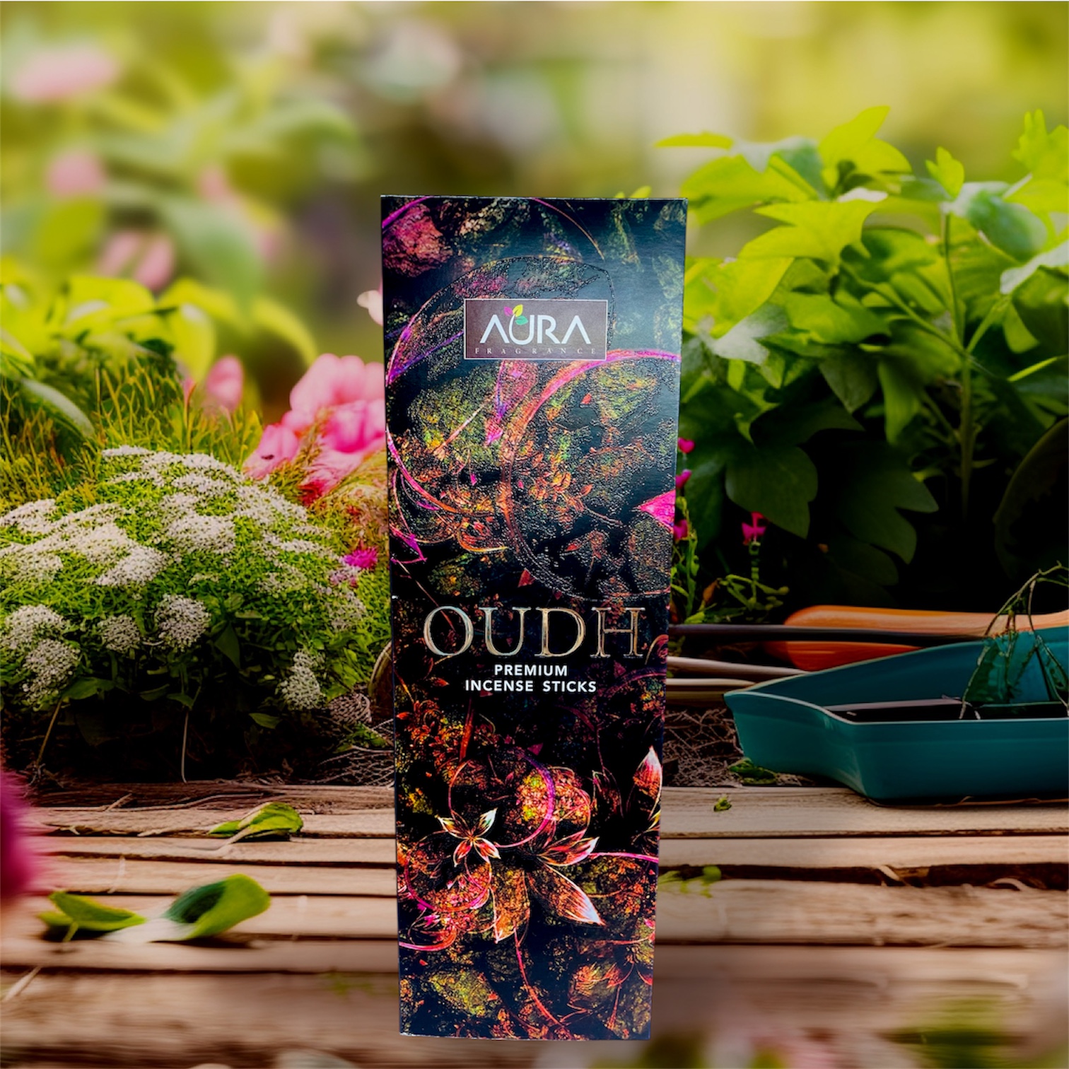 ‎عود دست ساز عنبر سائل یا آمبرگریس OUDH برند آورا Aura