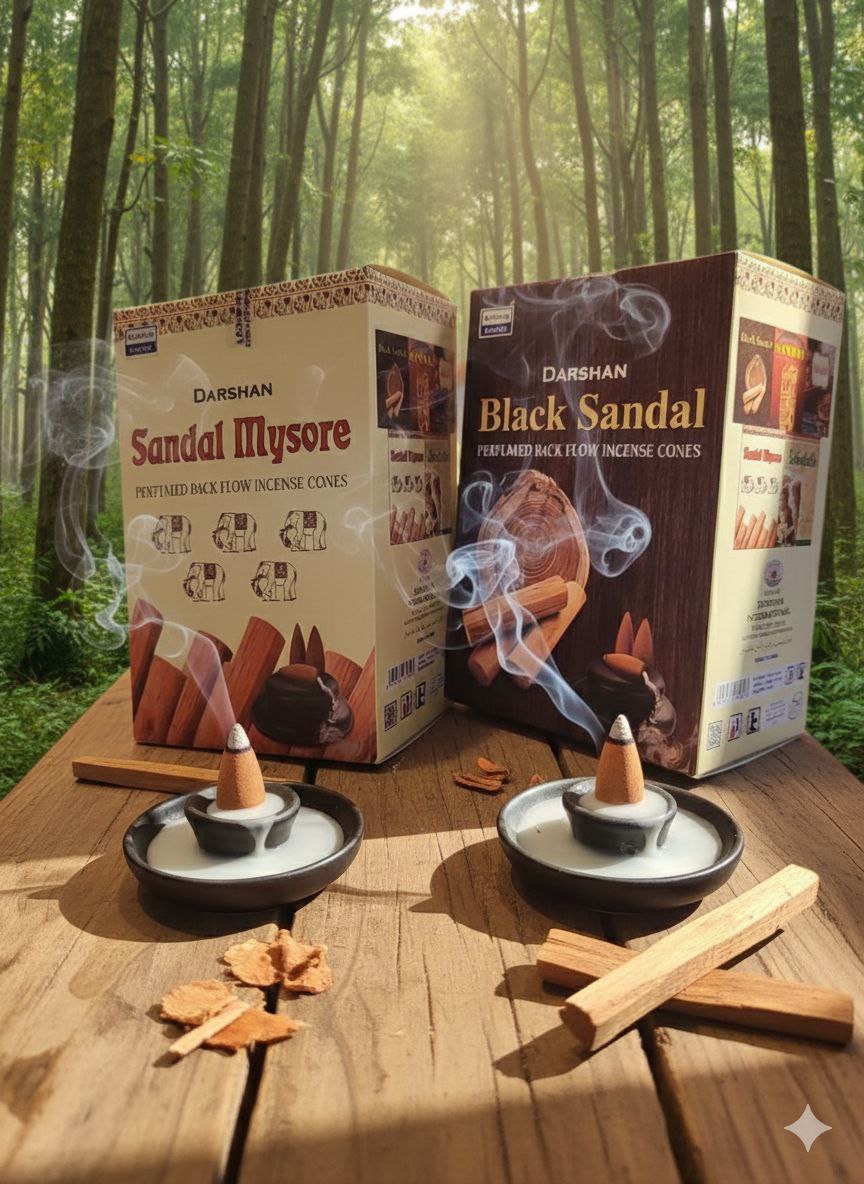 عود آبشاری رایحه چوب سفید و چوب مشکی برند دارشان