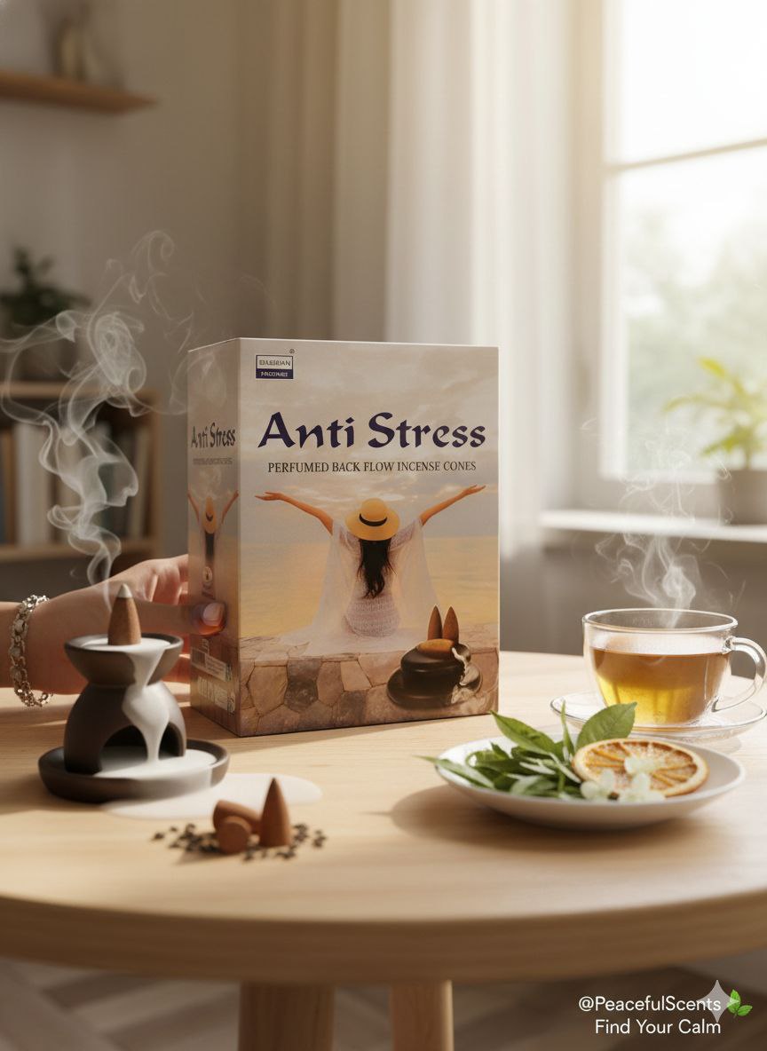 عود آبشاری رایحه آنتی استرس Anti Sterss برند دارشان Darshan