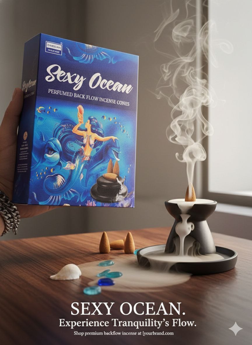 عود آبشاری اوشن OCEAN (مرجان دریایی) برند دارشان Darshan