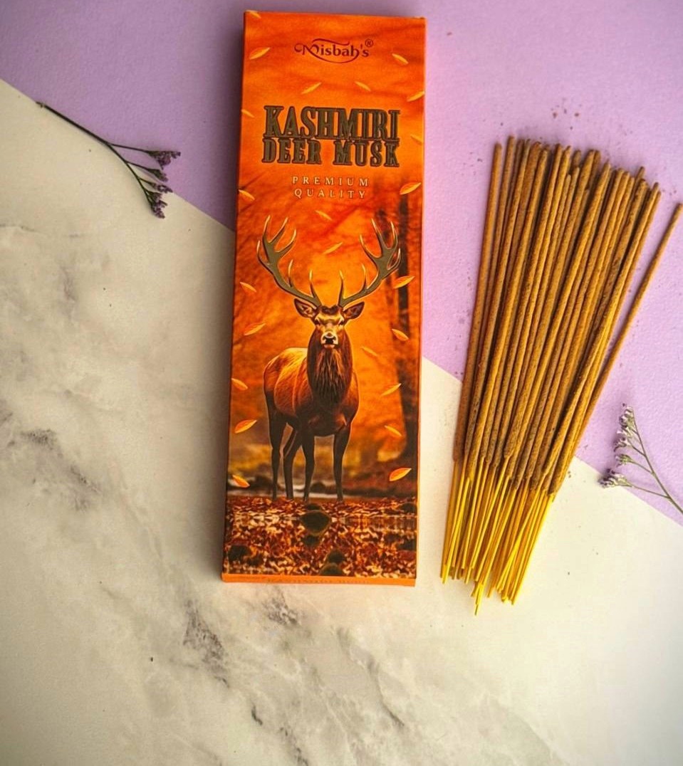 عود دست‌ساز مشک آهو کشمیری (Kashmiri Deer Musk) برند میسباح Misbah