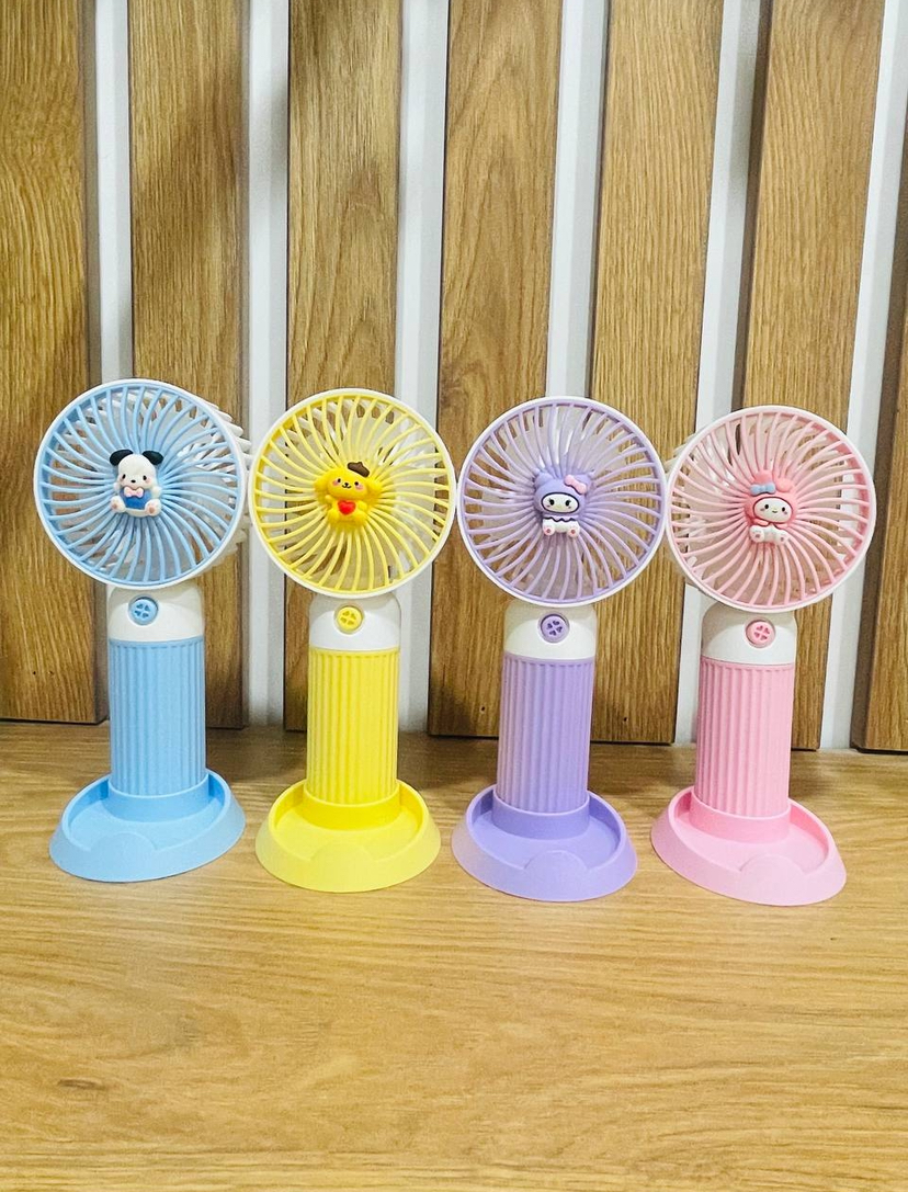 پنکه دستی شارژی بادلیتو پایه دار طرح کرومی